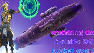 Fortnite Og Rocket Event Re Run Reaction