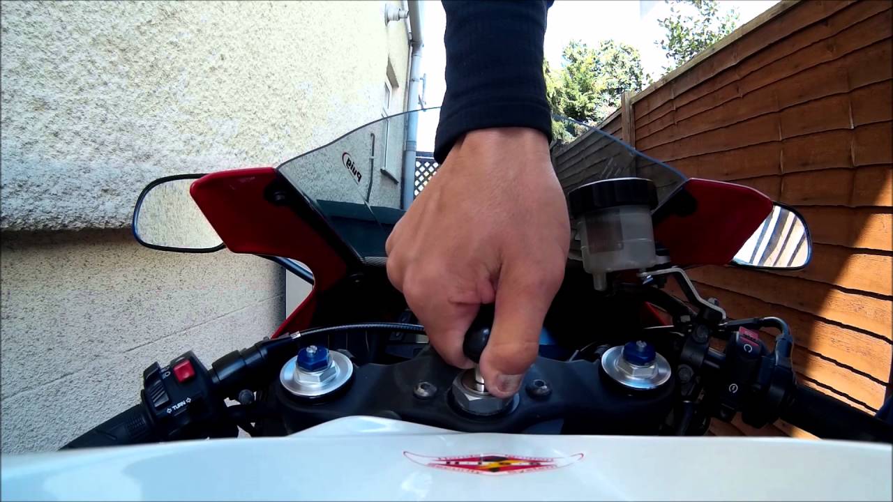 Telferizer Motorcycle Fork Stem Mount Installation for Sat Nav GPS GoPro iPhone - RAM compatible