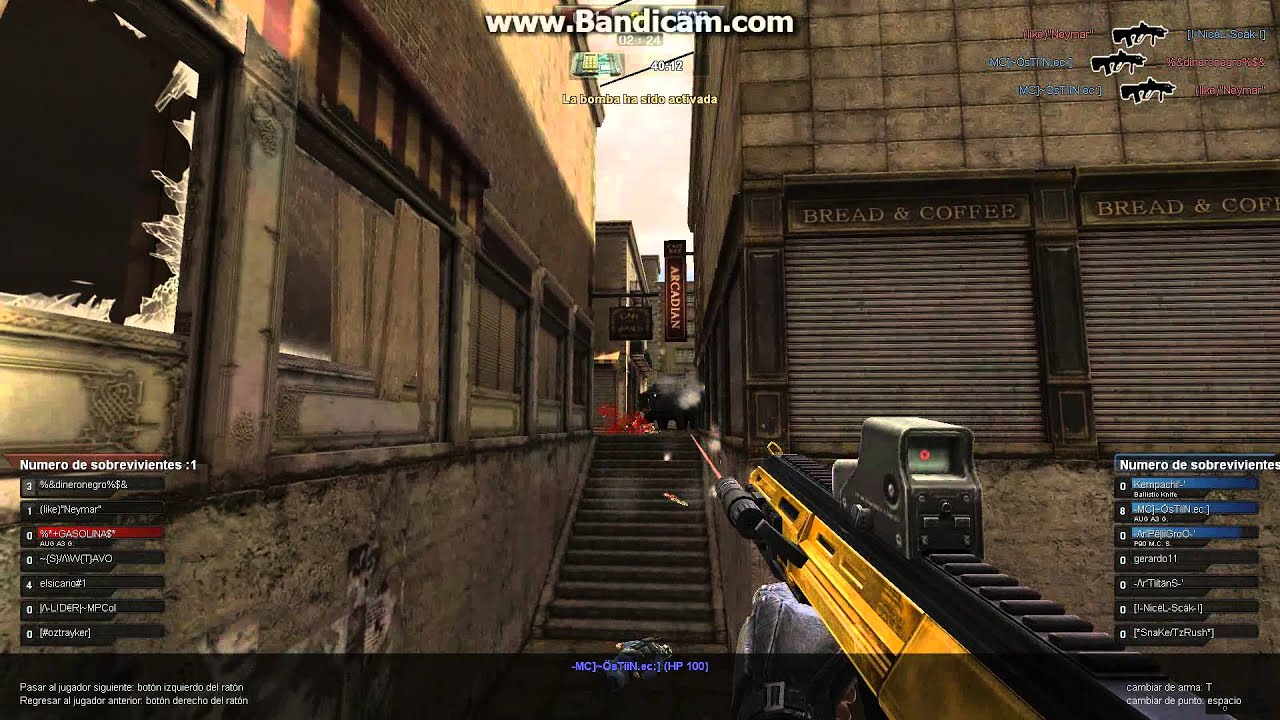 Player usando Aimbot - Nombre: -MC]~ÖsTíiN.ec:]