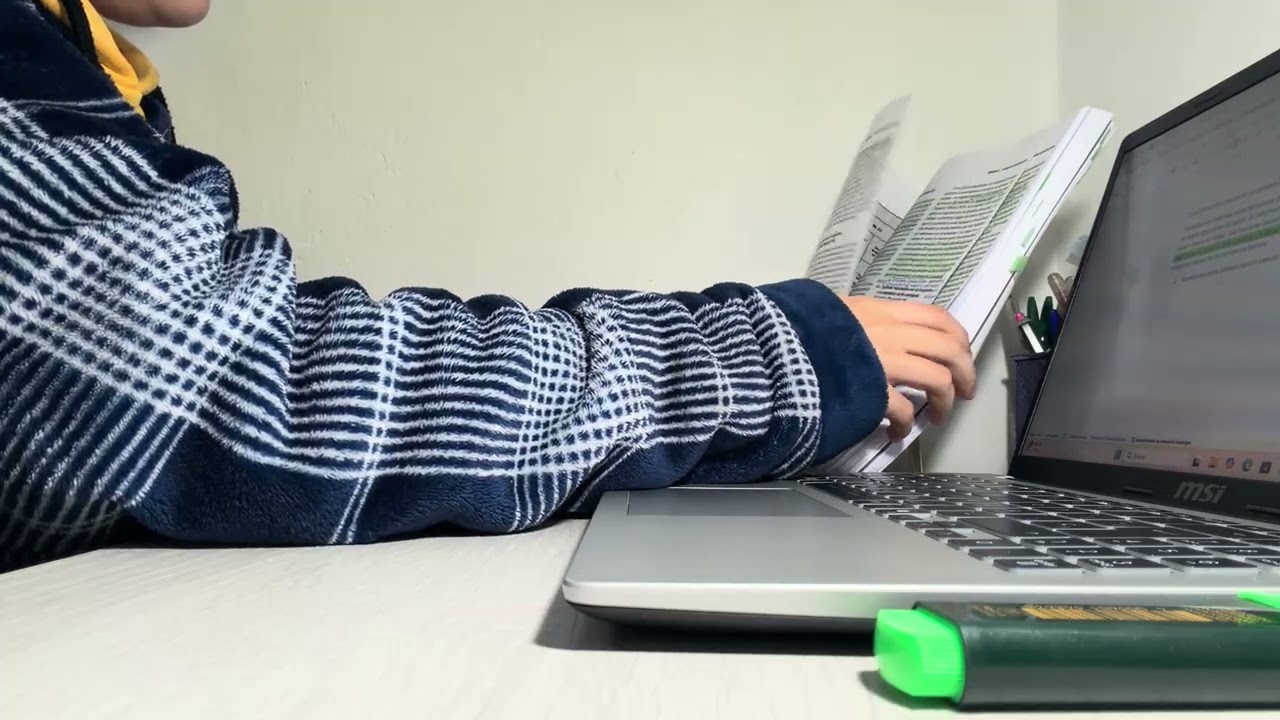 Estudia conmigo 1h sin música de fondo 