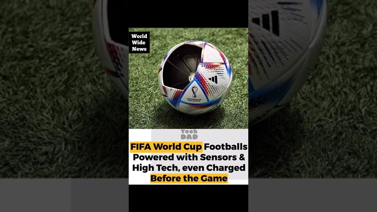 Fifa Worldcup footballs powered with sensors and chargeable 😲 
