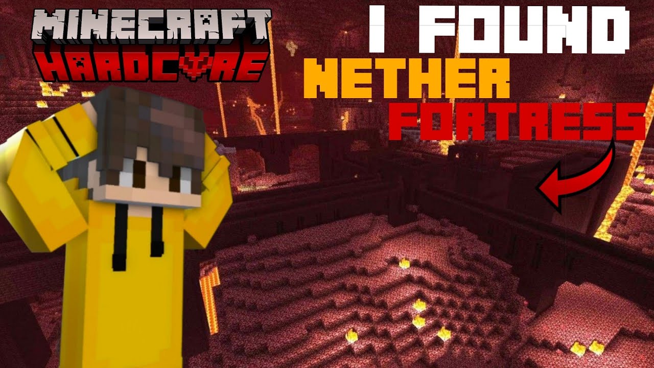 I FOUND nether fortress Hardcore Minecraft - YouTube