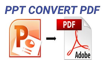 How to Convert PPT into PDF in Window 10 | 2020