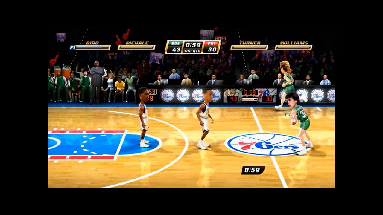 Gameplay 21 NBA Jam Full Game Celtics vs. 76ers (360) YouTube