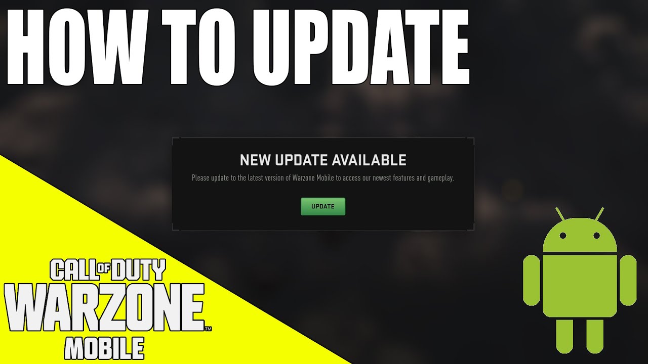 HOW TO UPDATE WARZONE MOBILE | ANDROID | IOS - YouTube