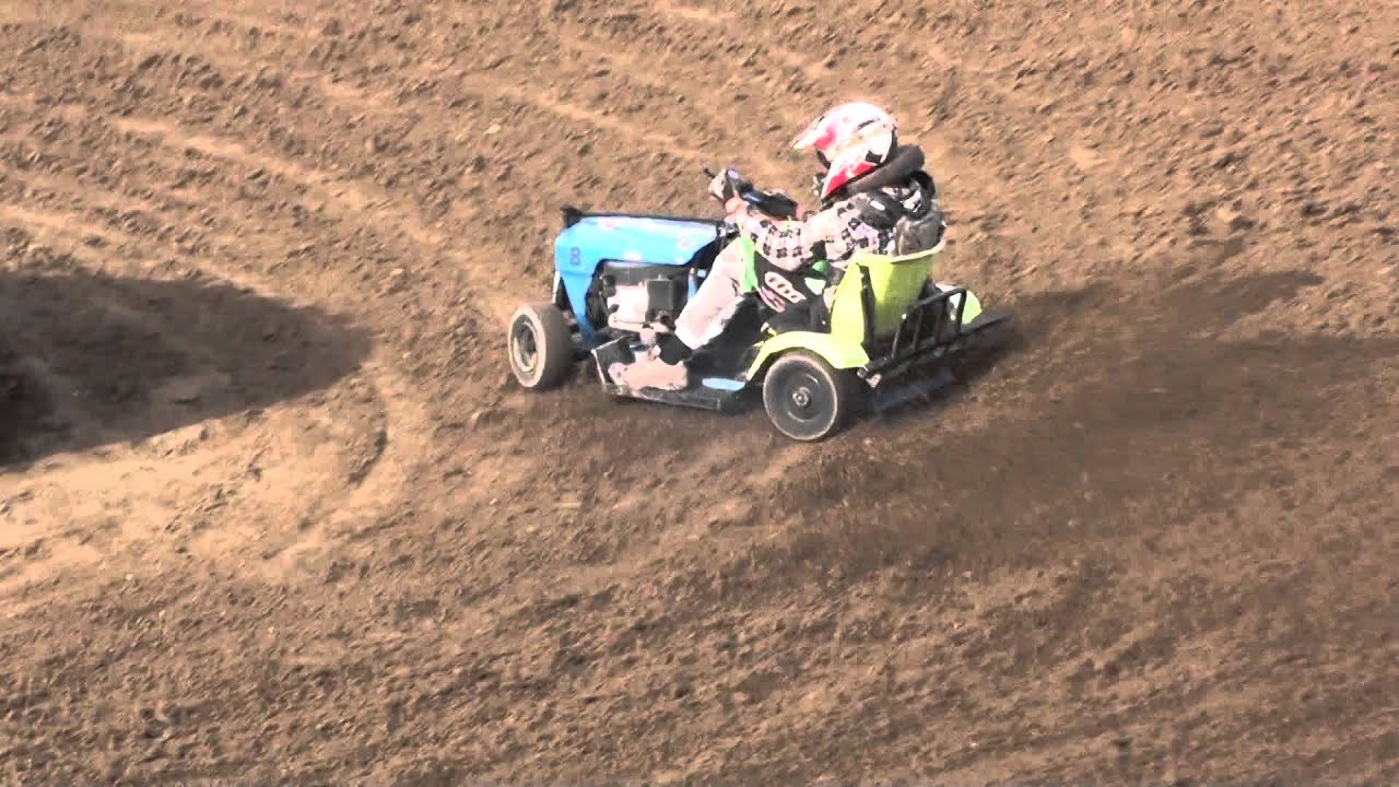 Armstrong Demolition Derby 2015 LAWNMOWER RACE YouTube