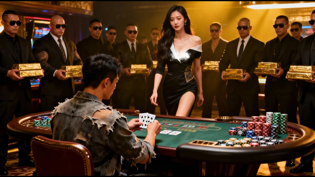 窮小夥賭場被對家聯手出千做局，殊不知他竟是擁有反賭之眼的賭神，一張撲克牌雙手一翻贏空賭場一夜改名，美女荷官紛紛獻身求他庇護！#精彩短劇#中國電視劇#男頻 #短劇 #窮小子 #女總裁 #逆襲