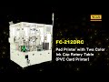 Automatic Two Color Pad Printer with Ink Cup Rotary Table (PVC Card Printer)-FC-212DRC--【FineCause】