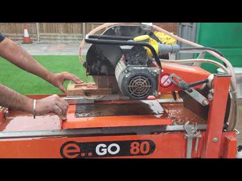Cutting brick slips