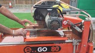Cutting brick slips