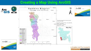ArcGIS Desktop Mapping Roads Rivers Bangla Tutorial for Beginners-Introduction