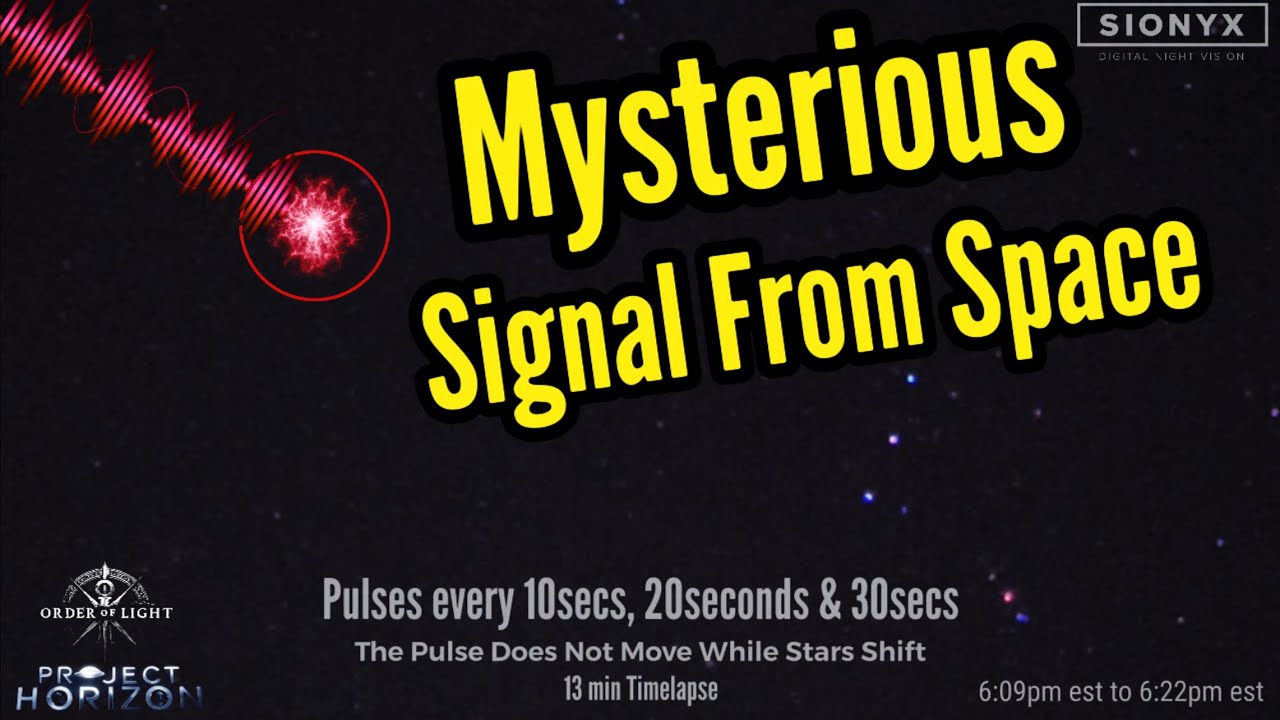 Extraterrestrial Signal From Space? Mysterious Pulsing Orb Discovered by Project Horizon Team