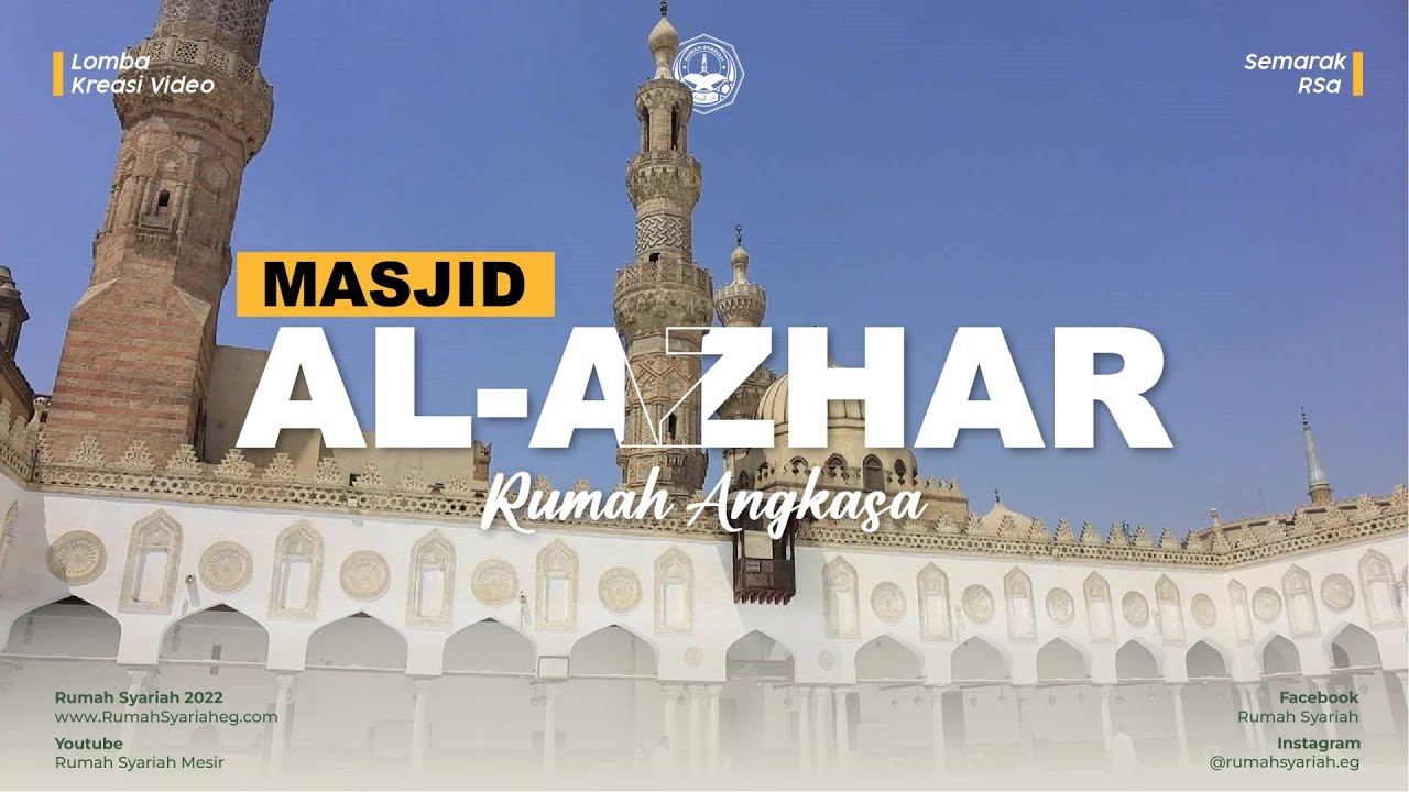 Masjid Al-Azhar Cairo - Tempat Belajarnya Para Ulama Besar ‼️ | LOMBA KREASI VIDEO