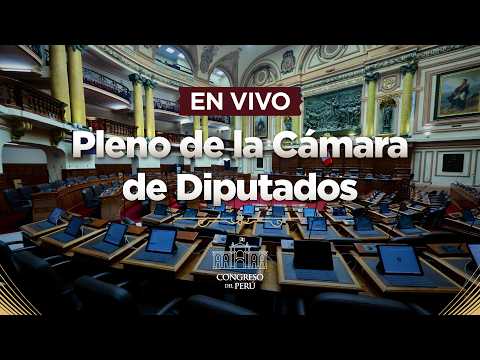 🔴EN VIVO: Sesión del Pleno de la Cámara de Diputados l 06 DE OCTUBRE DEL 2026