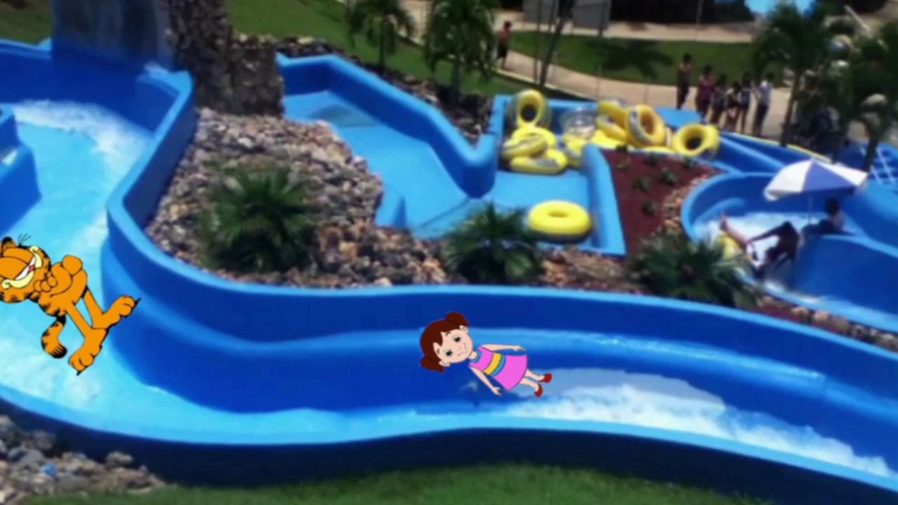A day at the water park, with Garfield YouTube