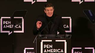 Jason Blum Accepts the Business Visionary Award at the PEN America Literary Gala