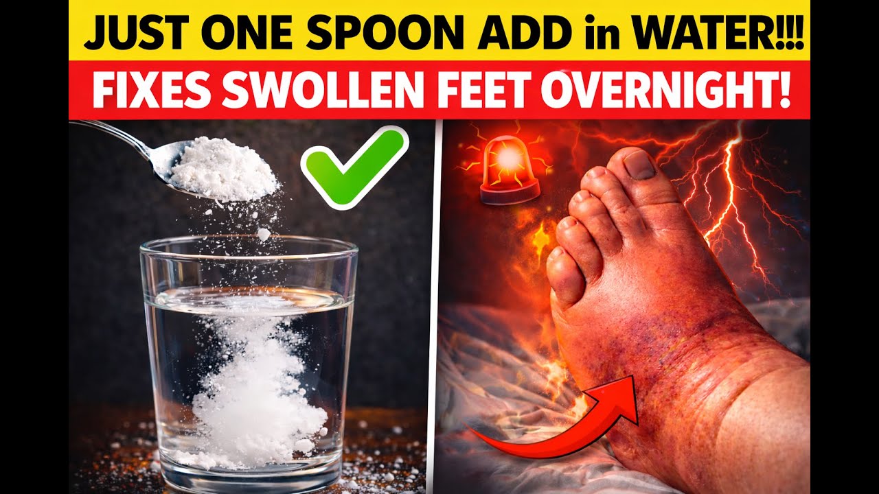 SEVEN Bedtime Fixes That Drain Foot Swelling OVERNIGHT