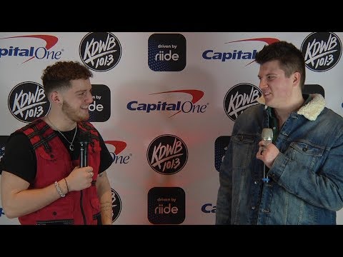Colt interviews Bazzi backstage at KDWB's Jingle Ball 2018