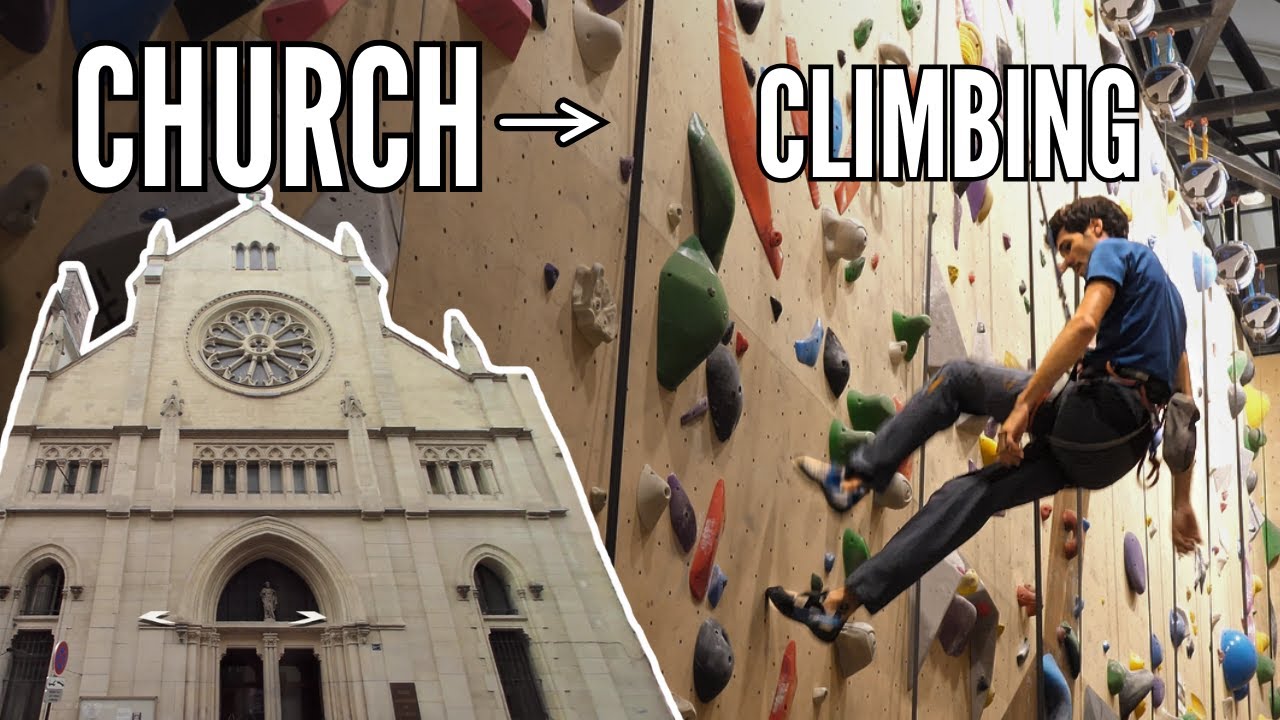 This Paris Church Is Now a Climbing Gym