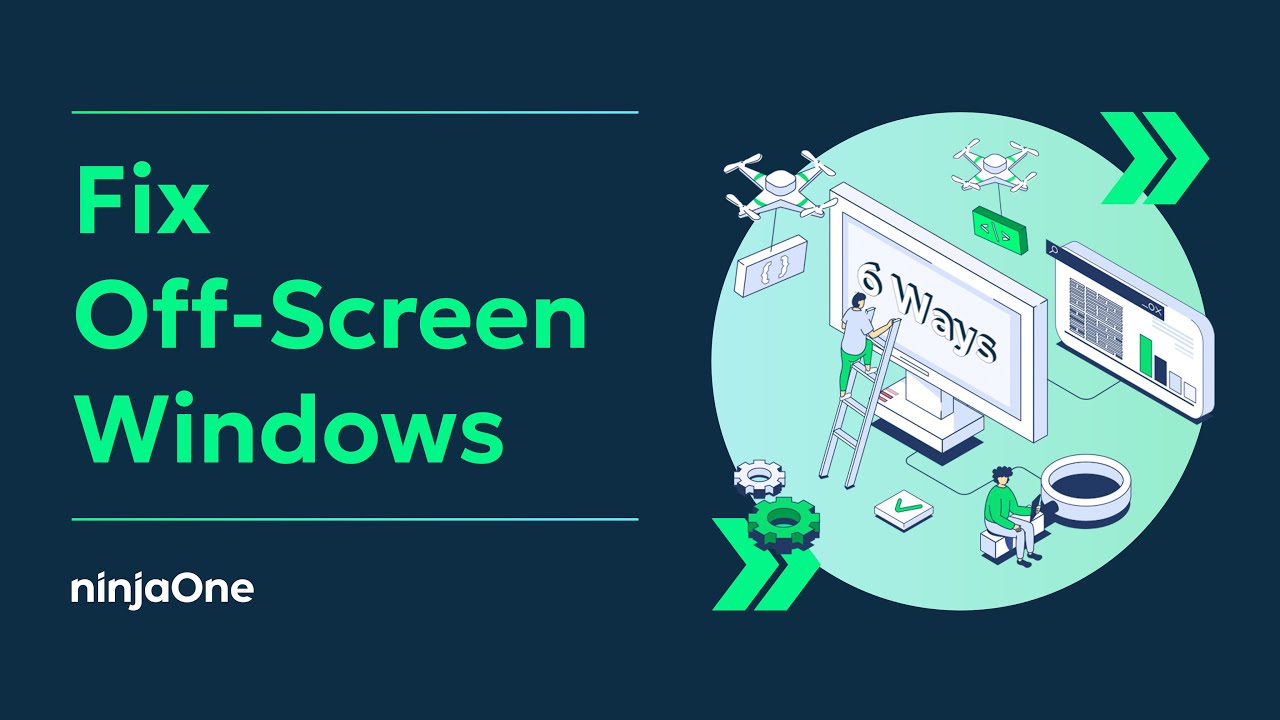 How to Move an Off-Screen Window Back On-Screen in Windows 11 (w/ SCREEN RECORDING)