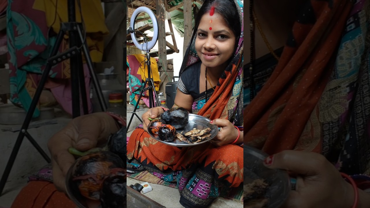 Sakala pakhala re sukhua poda 🫣😃😊