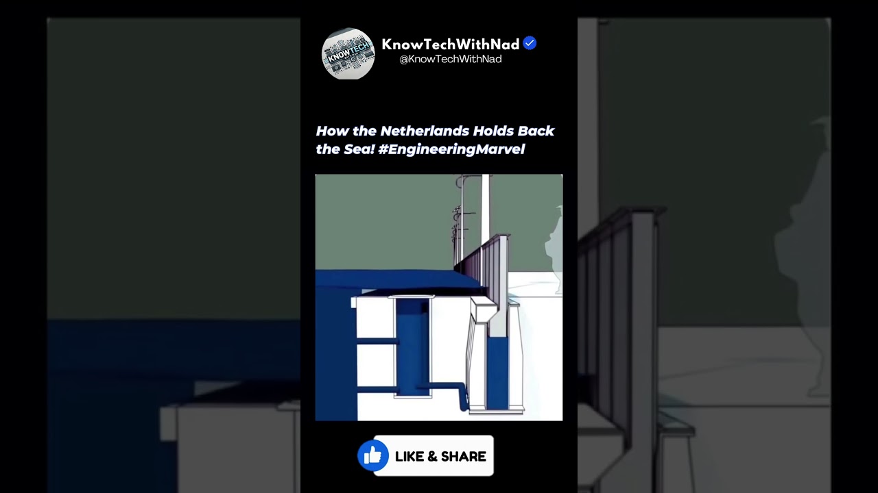 How the Netherlands Holds Back the Sea! 🌊🇳🇱 