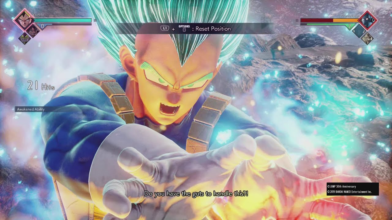 190% Vegeta Combo on Prometheus | Jump Force |