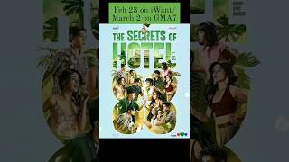 From #GMA7 #ABSCBN #StarCreatives #iWantTFC  #TheSecretsOfHotel88 this Febon iWant &amp; Mar on GMA7.
