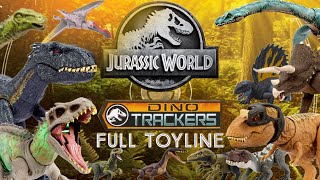 Jurassic World Dino Trackers ENTIRE Toyline Review + Scan Codes!