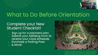 Orientation, Residence Life & Housing, and Student Involvement Virtual Session - Summer 2025