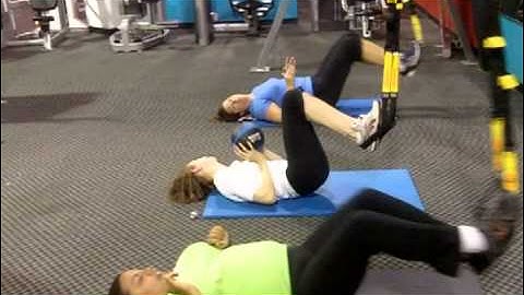 TRX Hamstring Curl with Medicine Ball Toss