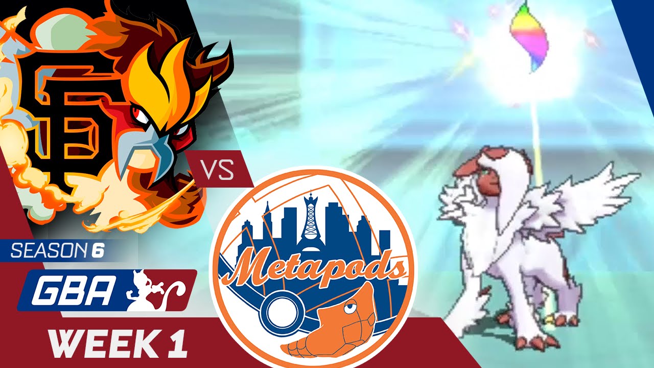 GBA Season 6 Week 1 - San Francisco GiEnteis vs. New York Metapods