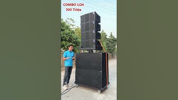 Review combo bộ loa 300 triệu  nhập khẩu, full 2 tủ máy tách 2 đám độc lập #dvhaudio #shorts