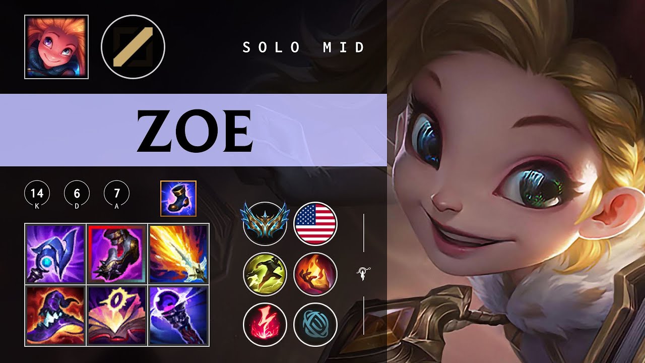 Zoe Mid vs Irelia - NA Challenger Patch 26.02