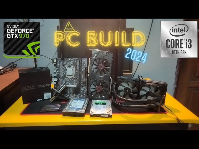 PC BUILD - i3 10105F GTX 970 4GB Asus 16GB RAM, TRIPLE STORAGE