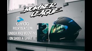 CARDO PACKTALK SLIM UNBOX & MOUNTING VIDEO