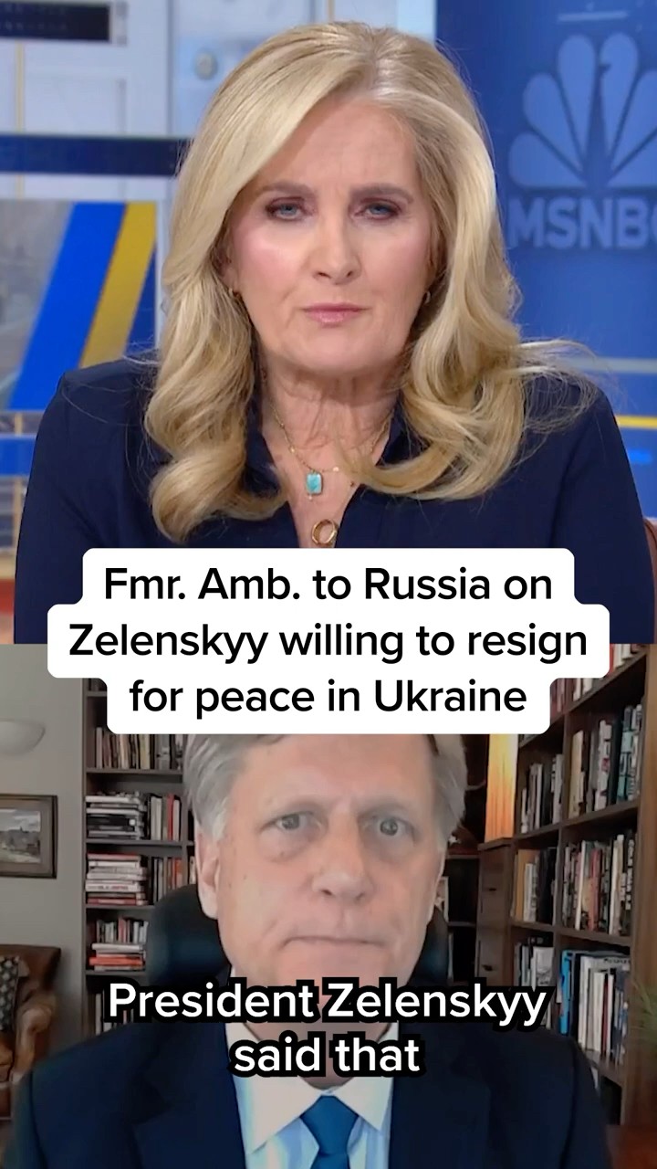 Fmr. Amb. to Russia on Zelesnkyy willing to resign for peace in Ukraine