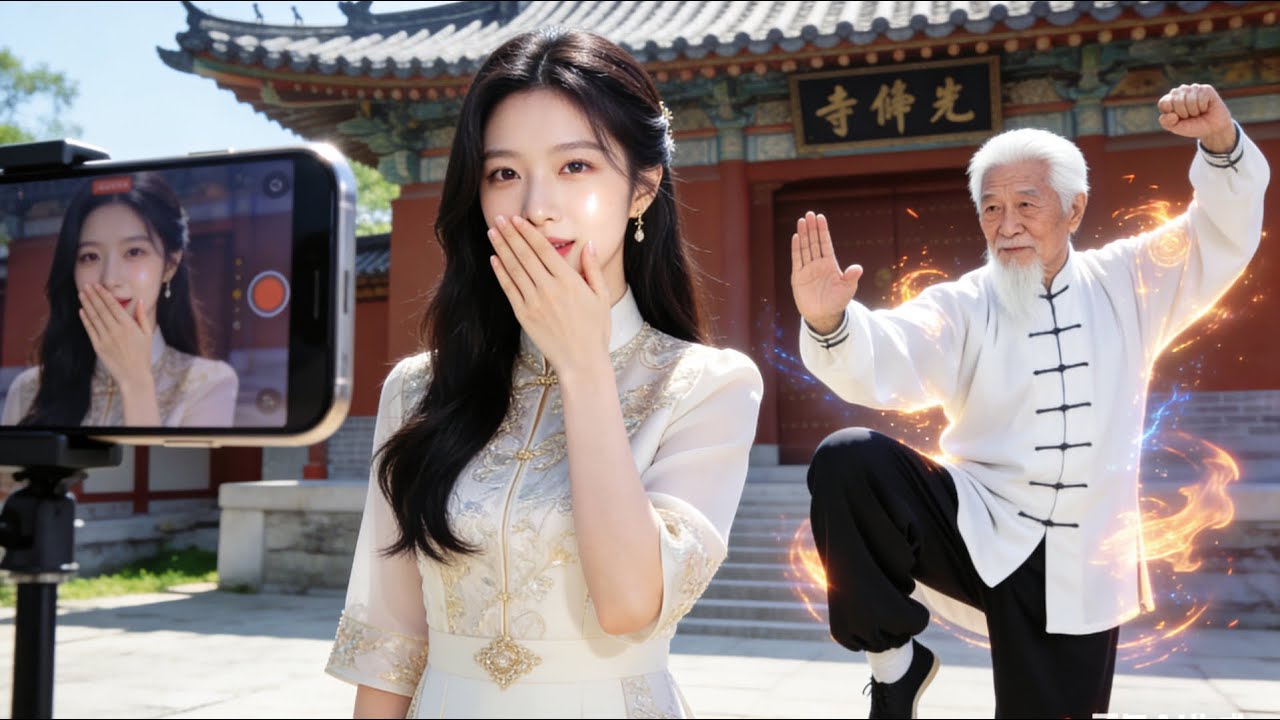 All thought him a normal grandpa,until granddaughter’s livestream revealed his 200-year cultivation!