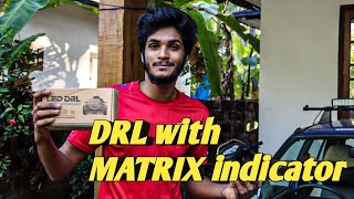 DRL with matrix fitting/cheap modification /easy fitting/malayalam/ttalks/alto/800/maruti