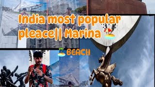 ||INDIA MOST POPULAR BEACH 😎🏖️🫣||MARINA BEACH😎|| PART 1||