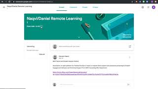 Google Classroom Tabs (Students and Parents)