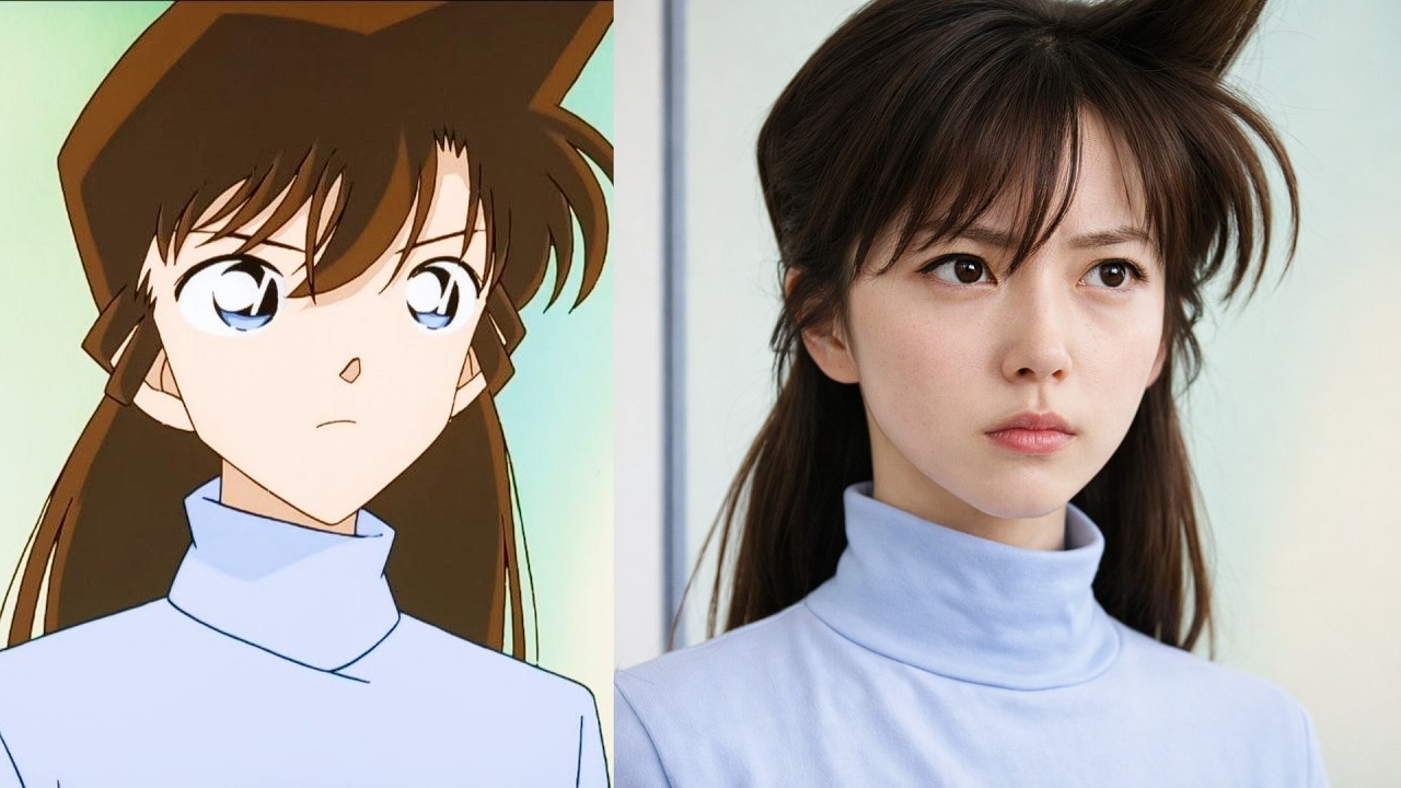 Detective Conan Characters in Real Life | 名探偵コナン AI実写 | Conan, Ran Mouri & Kogoru Mouri Reimagined