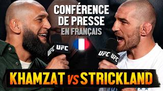 UFC 328 Khamzat Chimaev vs Sean Strickland : LA CONF DE PRESSE EN FRANÇAIS !!
