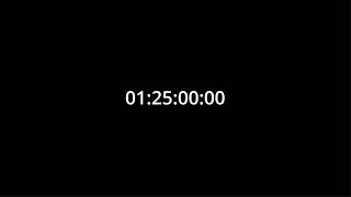 85 Minute Timer (0 to 85 Minutes) | Aesthetic Black Background