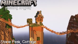 Stone Peak Cottage - Minecraft Relaxing Longplay (No Commentary) 1.20