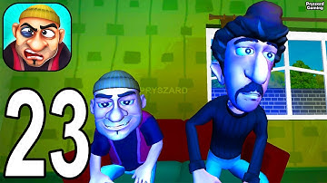 Scary Robber Home Clash - Gameplay Walkthrough Part 23 New Update - 4 New Levels (iOS, Android)