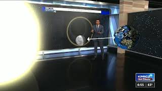 The difference between an annular and total solar eclipse