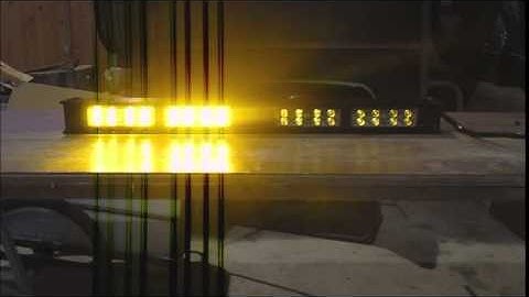 CODE3 NARROWSTICK 2X2 AMBER