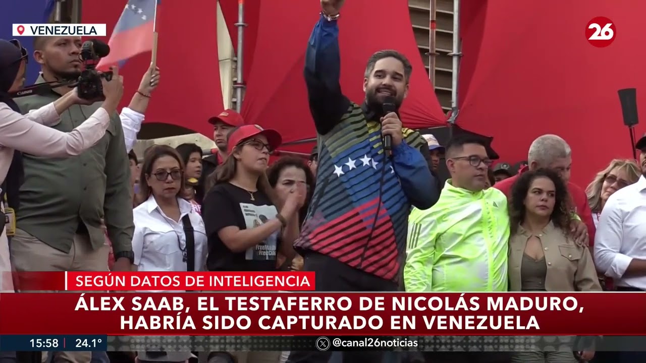 🚨 CAYÓ ALEX SAAB | El testaferro de Maduro fue capturado en Venezuela
