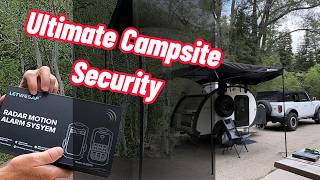 The BEST Camping Security System? LETWESAF Radar Motion Alarm Tested!